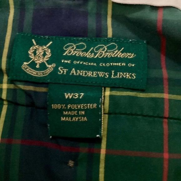 Brooks Brothers Men’s Size 37 St Andrews Links Performance Chino Golf Shorts - Picture 4 of 9